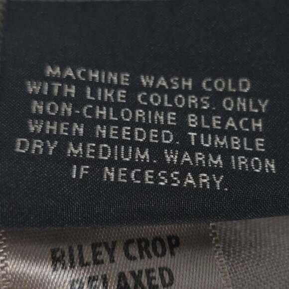 HUDSON CROP RILEY Relaxed Straight Distressed LOGD Green Jeans WC4100DLW Size 27 - Picture 15 of 16